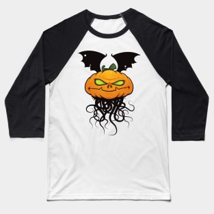 Pumpkin Monster Baseball T-Shirt